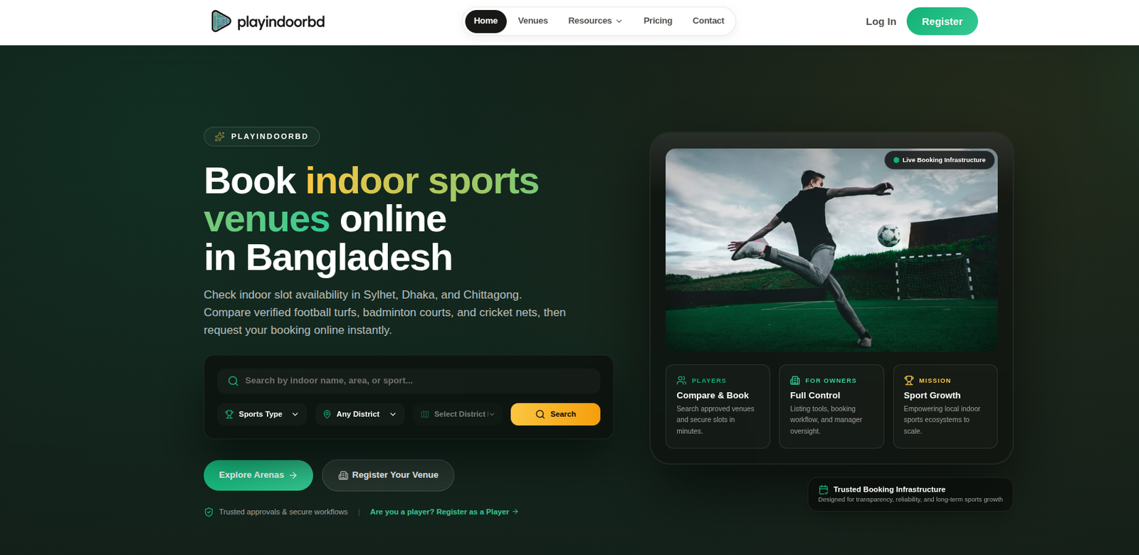 PlayIndoorBD project screenshot